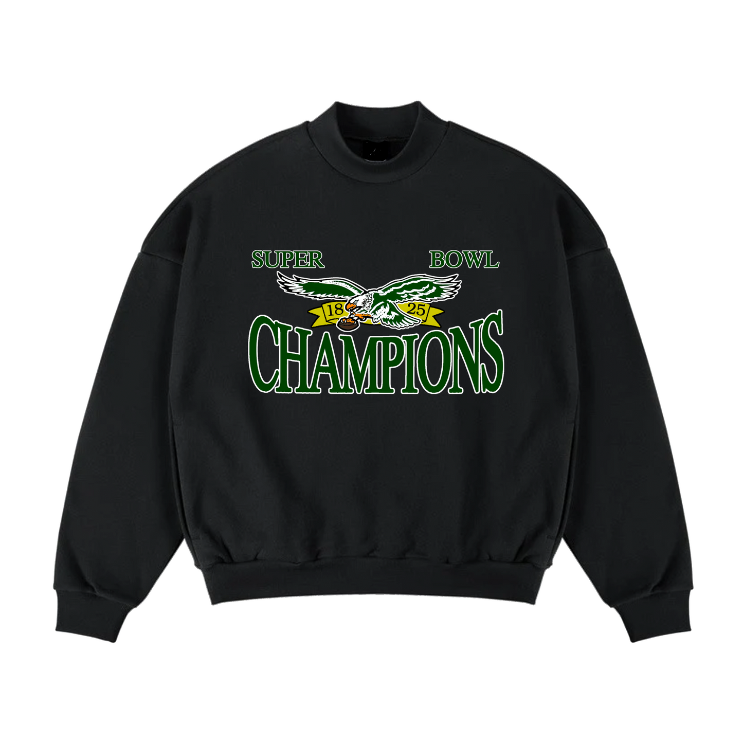 PHI 2X CHAMPS Black CREWNECK
